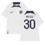 2022-2023 PSG Training Shirt (White) - Kids (MESSI 30)
