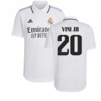2022-2023 Real Madrid Authentic Home Shirt (VINI JR 20)