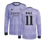 2022-2023 Real Madrid Authentic Long Sleeve Away Shirt (BALE 11)