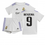 2022-2023 Real Madrid Home Baby Kit (BENZEMA 9)