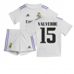 2022-2023 Real Madrid Home Baby Kit (VALVERDE 15)