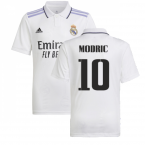 2022-2023 Real Madrid Home Shirt (Kids) (MODRIC 10)