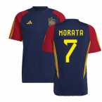 2022-2023 Spain Training Jersey (Navy) (MORATA 7)