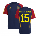 2022-2023 Spain Training Jersey (Navy) (SERGIO RAMOS 15)