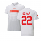 2022-2023 Switzerland Away Shirt (Kids) (SCHAR 22)