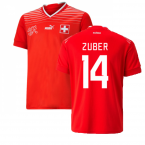 2022-2023 Switzerland Home Shirt (Kids) (ZUBER 14)