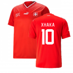 2022-2023 Switzerland Home Shirt (Xhaka 10)