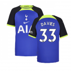 2022-2023 Tottenham Away Shirt (Kids) (DAVIES 33)