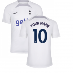 2022-2023 Tottenham CL Training Shirt (Salt) (Your Name)