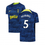 2022-2023 Tottenham Pre-Match Training Shirt (Indigo) - Kids (HOJBJERG 5)