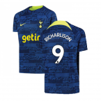 2022-2023 Tottenham Pre-Match Training Shirt (Indigo) - Kids (RICHARLISON 9)