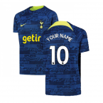 2022-2023 Tottenham Pre-Match Training Shirt (Indigo) - Kids (Your Name)