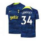 2022-2023 Tottenham Pre-Match Training Shirt (Indigo) (LENGLET 34)