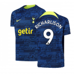 2022-2023 Tottenham Pre-Match Training Shirt (Indigo) (RICHARLISON 9)