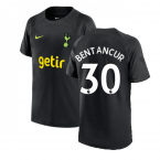 2022-2023 Tottenham Strike Training Shirt (Black) - Kids (BENTANCUR 30)