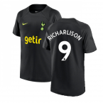 2022-2023 Tottenham Strike Training Shirt (Black) - Kids (RICHARLISON 9)