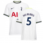 2022-2023 Tottenham Vapor Home Shirt (HOJBJERG 5)