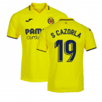 2022-2023 Villarreal Home Shirt (S CAZORLA 19)