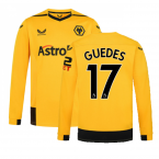2022-2023 Wolves Long Sleeve Home Shirt (GUEDES 17)