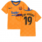 2022 Barcelona Nike Dri-Fit Pre Match Shirt (Kids) (KUN AGUERO 19)