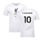 2023-2024 Liverpool Crest Tee (White) (Your Name)