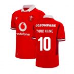 2023-2024 Wales Rugby WRU Home Poly Shirt (Your Name)