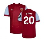 2023-2024 West Ham Home Shirt (Kids) (BOWEN 20)