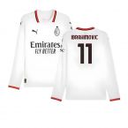2024-2025 AC Milan Away Long Sleeve Shirt (Ibrahimovic 11)