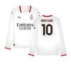 2024-2025 AC Milan Away Long Sleeve Shirt (Rafa Leao 10)