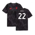 2024-2025 AC Milan ftblCulture Tee AOP (Black) (Kaka 22)
