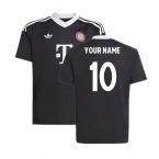 2024-2025 Bayern Munich Third Goalkeeper Shirt (Black) - Kids (Your Name)