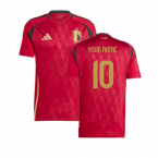 2024-2025 Belgium Home Shirt (Your Name)