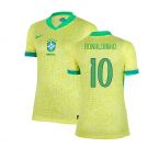 2024-2025 Brazil Home Shirt (Womens) (Ronaldinho 10)