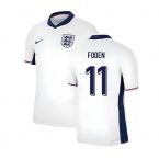 2024-2025 England Home Match Dri-Fit ADV Authentic Shirt (Foden 11)