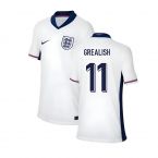 2024-2025 England Home Shirt (Kids) (Grealish 11)