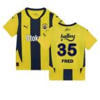 2024-2025 Fenerbahce Home Shirt (Kids) (Fred 35)