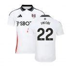 2024-2025 Fulham Home Shirt (Iwobi 22)