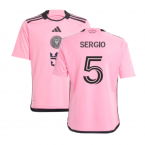 2024-2025 Inter Miami Home Shirt (Kids) (Sergio 5)