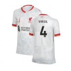 2024-2025 Liverpool Third Shirt (Kids) (Virgil 4)