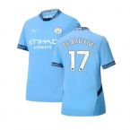 2024-2025 Man City Home Shirt (Womens) (De Bruyne 17)