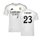 2024-2025 Real Madrid Authentic Home Shirt (F.Mendy 23)