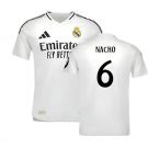 2024-2025 Real Madrid Authentic Home Shirt (Nacho 6)