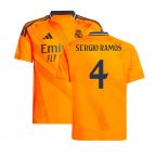 2024-2025 Real Madrid Away Shirt (Kids) (Sergio Ramos 4)