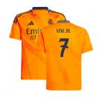 2024-2025 Real Madrid Away Shirt (Kids) (Vini Jr. 7)