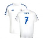 2024-2025 Real Madrid DNA Tee (White) (Vini Jr. 7)