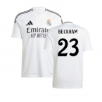 2024-2025 Real Madrid Home Shirt (Beckham 23)