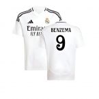 2024-2025 Real Madrid Home Shirt (Kids) (Benzema 9)