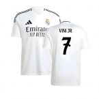 2024-2025 Real Madrid Home Shirt (Vini Jr. 7)