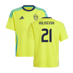 2024-2025 Sweden Home Fan Shirt (Kids) (KULUSEVSKI 21)