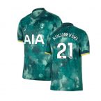 2024-2025 Tottenham Hotspur Third Shirt (Kulusevski 21)
